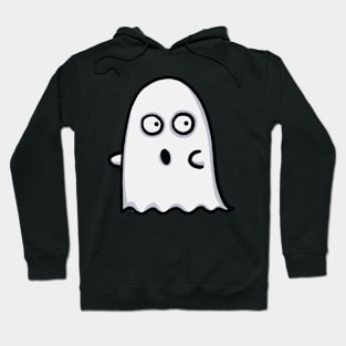 frightened ghost Hoodie